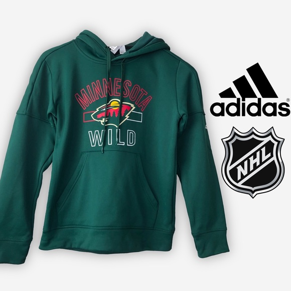 NWOT Minnesota Wild NHL x Adidas Climawarm Hoodie